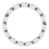 Bezel-Set Eternity Band