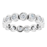 Bezel-Set Eternity Band