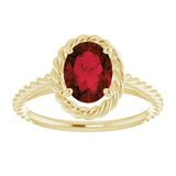 Rope Solitaire Ring