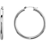 Tube Hoop Earrings