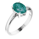 Solitaire Scroll Setting® Ring