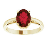 Solitaire Scroll Setting® Ring