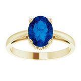 Solitaire Scroll Setting® Ring