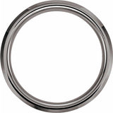 Tungsten Beveled-Edge Band