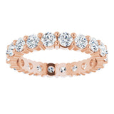 14K Rose 1 9/10 CTW Lab-Grown Diamond Eternity Band Size 5.5