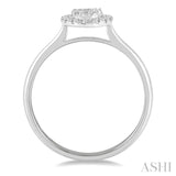 Oval Shape Fusion Diamond Fashion Ring