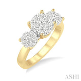 3 Stone Lovebright Essential Diamond Ring