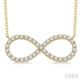 Infinity Shape Diamond Necklace