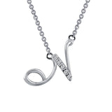 Letter N Pendant Necklace