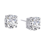 8 CTW 4 Prong Stud Earrings
