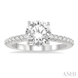 Semi-Mount Diamond Engagement Ring