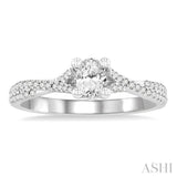 Oval Shape Diamond Engagement Ring