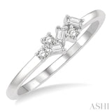 Scatter Petite Baguette Diamond Fashion Ring