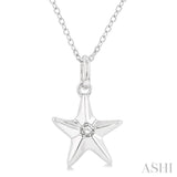 Starfish Petite Diamond Fashion Pendant