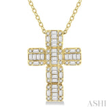 Cross Fusion Diamond Fashion Pendant