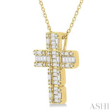 Cross Fusion Diamond Fashion Pendant