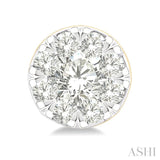 1/6 Ctw Lovebright Petite Round Shape Round Cut Diamond Fashion Stud Earring in 10K Yellow Gold