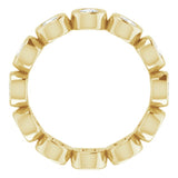 14K Yellow 1 1/6 CTW Lab-Grown Diamond  Eternity Band Size 6