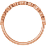 14K Rose 1/6 CTW Lab-Grown Diamond  Anniversary Band