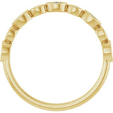 14K Yellow 1/6 CTW Lab-Grown Diamond  Anniversary Band