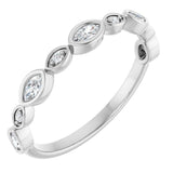 Platinum 1/4 CTW Lab-Grown Diamond  Anniversary Band