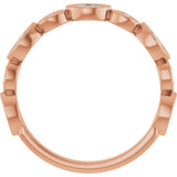 14K Rose 3/8 CTW Lab-Grown Diamond  Anniversary Band
