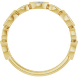 14K Yellow 3/8 CTW Lab-Grown Diamond  Anniversary Band