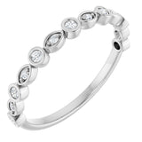 14K White 1/6 CTW Lab-Grown Diamond  Anniversary Band