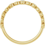 14K Yellow 1/6 CTW Lab-Grown Diamond  Anniversary Band