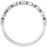 14K White 1/5 CTW Lab-Grown Diamond  Anniversary Band