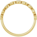 14K Yellow 1/5 CTW Lab-Grown Diamond  Anniversary Band