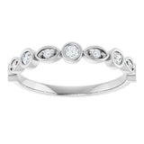 Platinum 1/5 CTW Lab-Grown Diamond  Anniversary Band