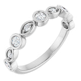 Platinum 1/3 CTW Lab-Grown Diamond  Anniversary Band