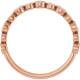 14K Rose 1/3 CTW Lab-Grown Diamond  Anniversary Band
