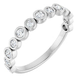 14K White 1/3 CTW Lab-Grown Diamond  Anniversary Band