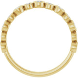 14K Yellow 1/3 CTW Lab-Grown Diamond  Anniversary Band