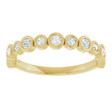 14K Yellow 1/3 CTW Lab-Grown Diamond  Anniversary Band