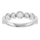 Platinum 5/8 CTW Lab-Grown Diamond  Anniversary Band