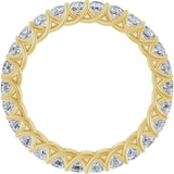 14K Yellow 1 1/2 CTW Lab-Grown Diamond  Eternity Band