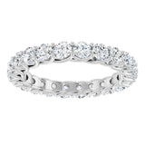 14K White 2 CTW Lab-Grown Diamond  Eternity Band