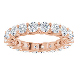 14K Rose 2 CTW Lab-Grown Diamond  Eternity Band