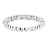 14K White 7/8 CTW Lab-Grown Diamond  Eternity Band