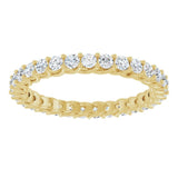 14K Yellow 7/8 CTW Lab-Grown Diamond  Eternity Band