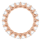 14K Rose 1 7/8 CTW Lab-Grown Diamond  Eternity Band