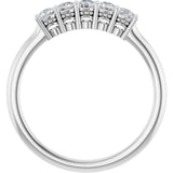 14K White 1/3 CTW Lab-Grown Diamond  Anniversary Band