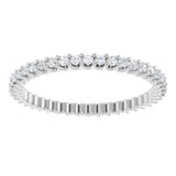 Platinum 1 3/4 CTW Natural Diamond Eternity Band Size 5