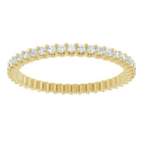 14K Yellow 1 3/4 CTW Natural Diamond Eternity Band Size 5.5