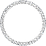 Platinum 1 7/8 CTW Natural Diamond Eternity Band Size 6