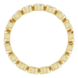 14K Yellow 1/2 CTW Natural Diamond Eternity Band