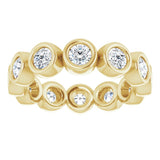 14K Yellow 1 1/6 CTW Natural Diamond Eternity Band